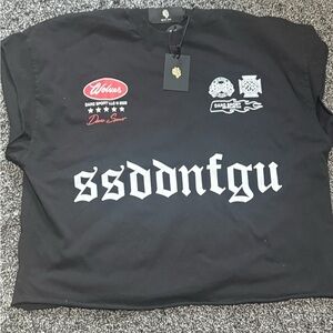 Darc Sport Black and White Logo cutoff- Tee